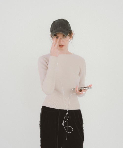 duei（デュイ）の「ウォッシュドベーシックキャップ（キャップ・レディース・ブラック・FREE）」の4枚目の写真