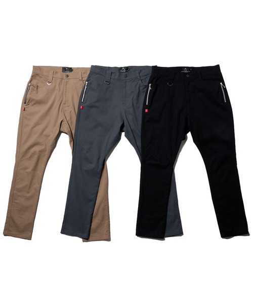 VIRGOwearworks(ヴァルゴウェアワークス)の「Side zip ninjas(チノパンツ・メンズ・ベージュ/チャコールグレー/ブラック・2/4/3)」の4枚目の写真