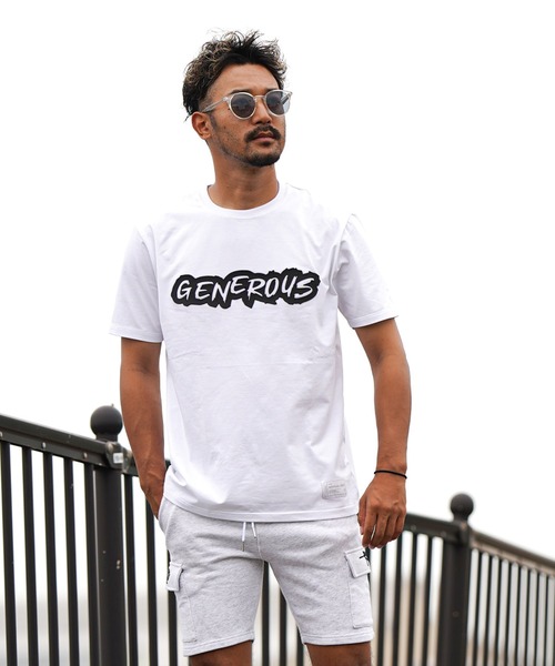 adamsJUGGLER(アダムスジャグラー)の「RTEGジェネラスティー(Tシャツ/カットソー・メンズ・ブラック/ホワイト・S/M/L/XL/XXL)」の2枚目の写真