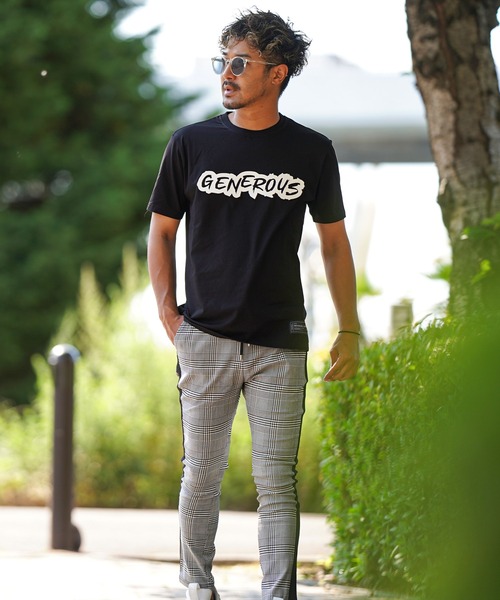 adamsJUGGLER(アダムスジャグラー)の「RTEGジェネラスティー(Tシャツ/カットソー・メンズ・ブラック/ホワイト・S/M/L/XL/XXL)」の3枚目の写真