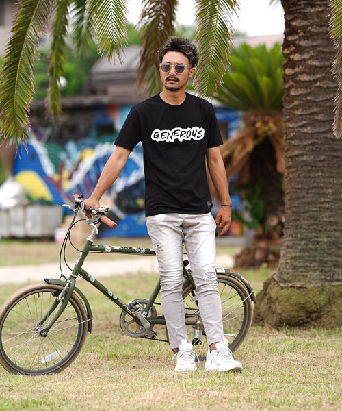 adamsJUGGLER(アダムスジャグラー)の「RTEGジェネラスティー(Tシャツ/カットソー・メンズ・ブラック/ホワイト・S/M/L/XL/XXL)」の5枚目の写真