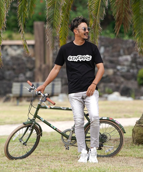adamsJUGGLER(アダムスジャグラー)の「RTEGジェネラスティー(Tシャツ/カットソー・メンズ・ブラック/ホワイト・S/M/L/XL/XXL)」の6枚目の写真