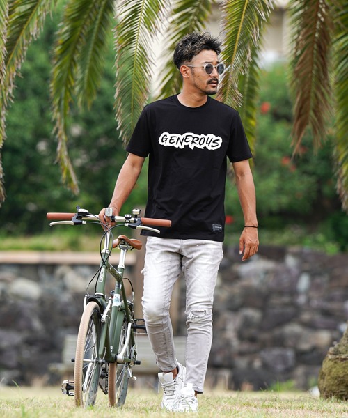 adamsJUGGLER(アダムスジャグラー)の「RTEGジェネラスティー(Tシャツ/カットソー・メンズ・ブラック/ホワイト・S/M/L/XL/XXL)」の8枚目の写真