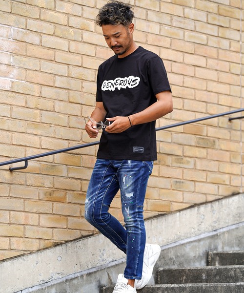 adamsJUGGLER(アダムスジャグラー)の「RTEGジェネラスティー(Tシャツ/カットソー・メンズ・ブラック/ホワイト・S/M/L/XL/XXL)」の9枚目の写真