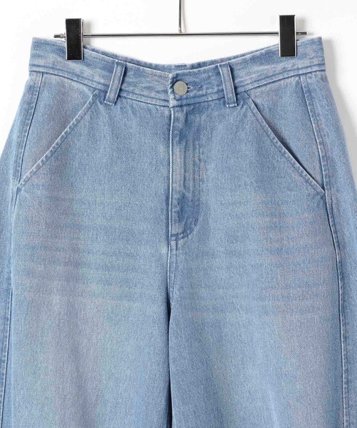 BAYFLOW（ベイフロー）の「[変形シルエット]ボリュームカーブジーンズ（デニムパンツ・レディース・ブラック/インディゴブルー・SMALL/MEDIUM）」の9枚目の写真