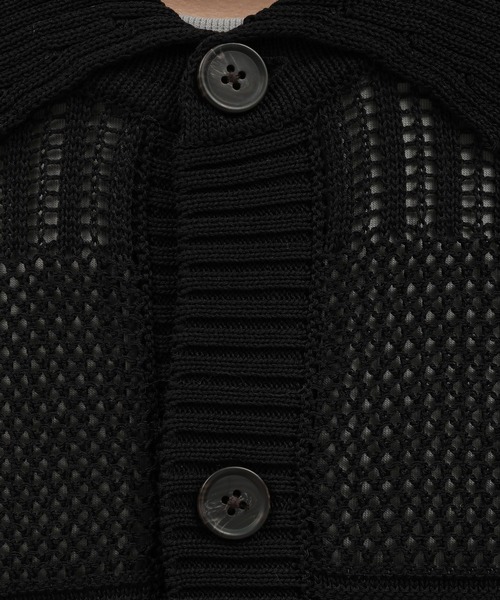 LAKOLE（ラコレ）の「スカシアミニットシャツ半袖 / 138984（ニット/セーター・メンズ・グリーン/ブラウン/ブラック・LARGE/MEDIUM）」の17枚目の写真