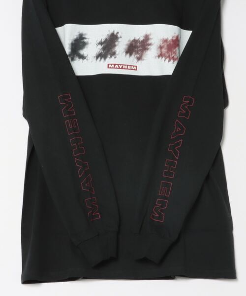 ARCHIVER（アーカイバ）の「【8】【it】MAYHEM/graphic L/S T（Tシャツ/カットソー・レディース・ブラック/ホワイト・LARGE/MEDIUM）」の3枚目の写真