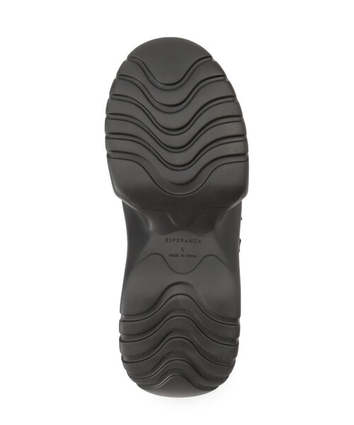 ESPERANZA（エスペランサ）の「ダブルストラップスニーカー（スニーカー・レディース・ブラック/ブラック系2/ピンク系7・S/M/L/LL）」の13枚目の写真