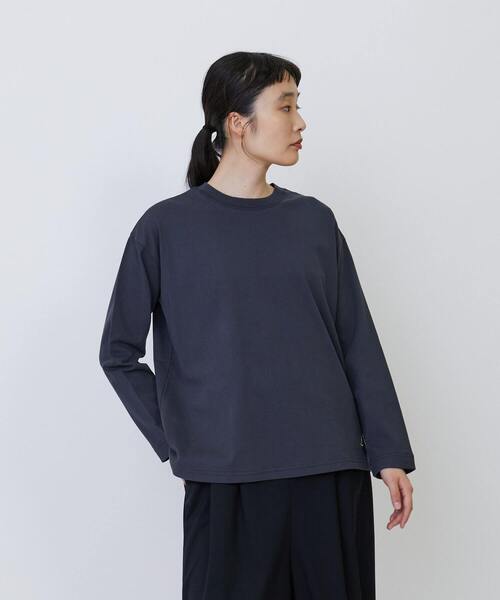 【セール】コットン天竺クルーネックプルオーバー（Tシャツ/カットソー）｜LOISIR（ロワズィール）