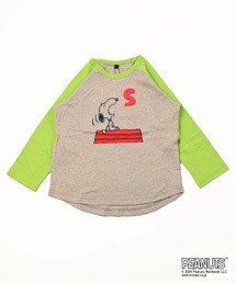 【PEANUTS】スヌーピー/ラグランカットソー