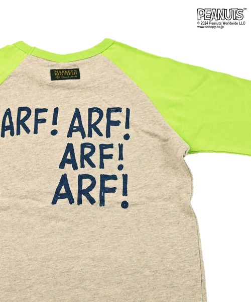 PEANUTS（ピーナッツ）の「【PEANUTS】スヌーピー/ラグランカットソー（Tシャツ/カットソー・キッズ・ベージュ/オフホワイト・80/90/95/100/110/120/130/140/150）」の12枚目の写真
