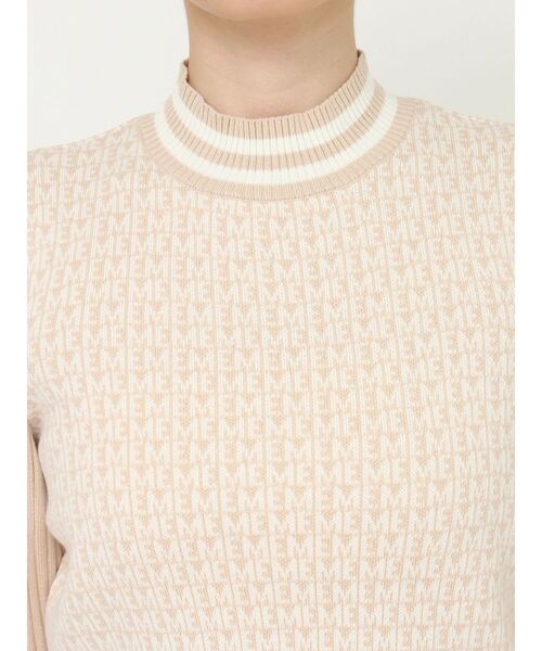 EATME(イートミー)の「EMロゴニットTOP(セットアップ可能)(ニット/セーター・レディース・ブラック/ピンク/ベージュ・FREE)」の17枚目の写真