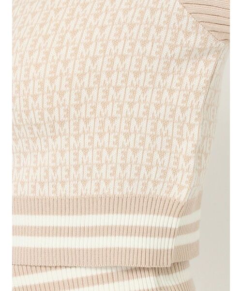 EATME(イートミー)の「EMロゴニットTOP(セットアップ可能)(ニット/セーター・レディース・ブラック/ピンク/ベージュ・FREE)」の19枚目の写真