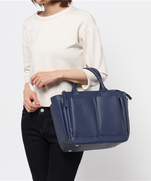 tsumori chisato CARRY(ツモリチサトキャリー)の「マットシュリンクエンボス ハンドバッグ(ハンドバッグ・レディース・ネイビー/ブラック/その他/ブラウン・FREE)」の13枚目の写真