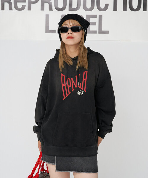 【セール】【RePRODUCTION LABEL / リプロダクションレーベル】ビッグロゴフーディー（パーカー）｜RePRODUCTION LABEL（リプロダクションレーベル）