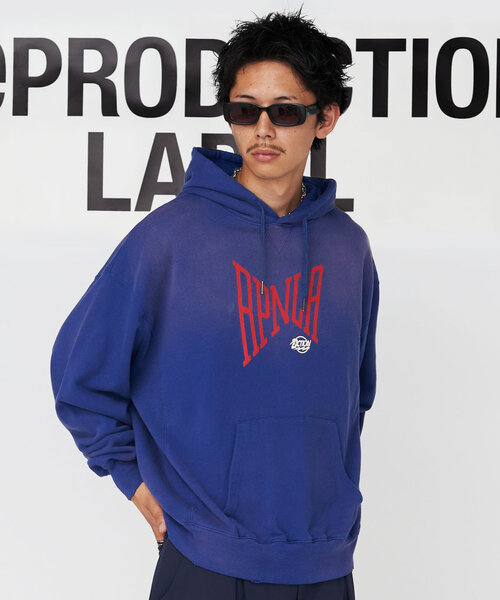 【セール】【RePRODUCTION LABEL / リプロダクションレーベル】ビッグロゴフーディー（パーカー）｜RePRODUCTION LABEL（リプロダクションレーベル）