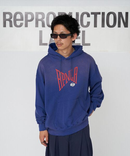 【セール】【RePRODUCTION LABEL / リプロダクションレーベル】ビッグロゴフーディー（パーカー）｜RePRODUCTION LABEL（リプロダクションレーベル）