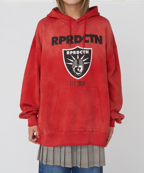 【セール】【RePRODUCTION LABEL / リプロダクションレーベル】ビッグロゴフーディー（パーカー）｜RePRODUCTION LABEL（リプロダクションレーベル）