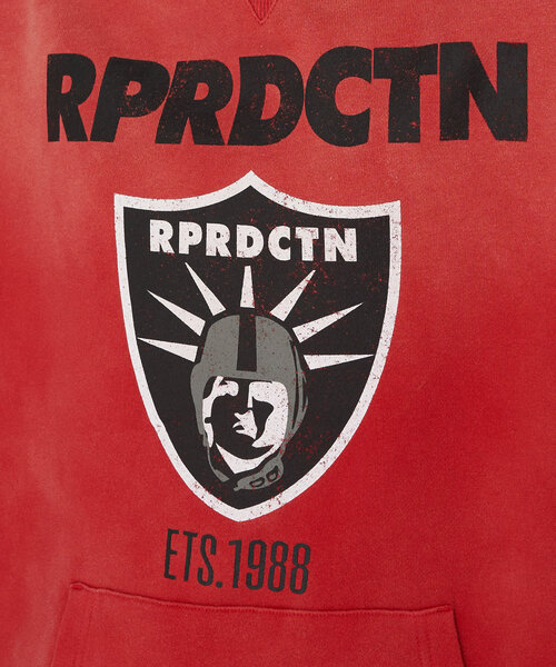 【セール】【RePRODUCTION LABEL / リプロダクションレーベル】ビッグロゴフーディー（パーカー）｜RePRODUCTION LABEL（リプロダクションレーベル）