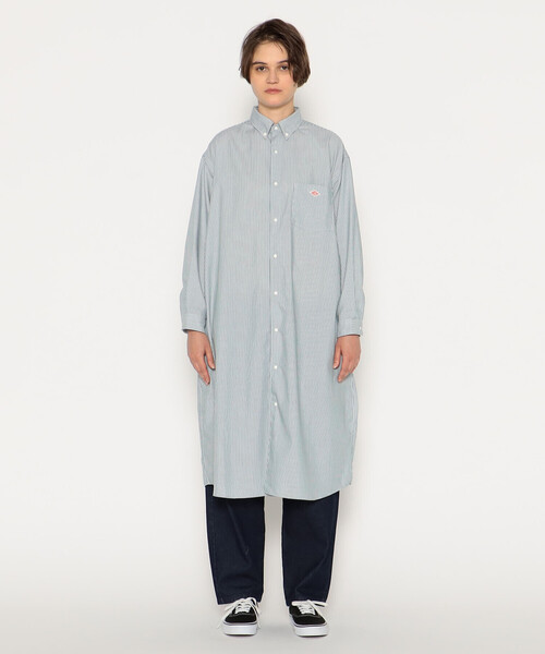 DANTON（ダントン）の「WOMEN'S DOT BUTTON B.D. SHIRT DRESS