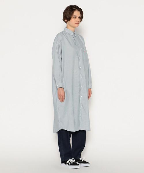 DANTON（ダントン）の「WOMEN'S DOT BUTTON B.D. SHIRT DRESS