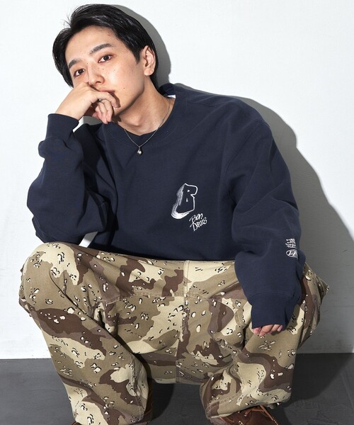 【セール】BEN DAVIS/ベンデイビス 別注 Embroidery Sweat/ワンポイント刺繍スウェット(限定展開)（スウェット）｜BEN DAVIS（ベンデイビス） 6,797円