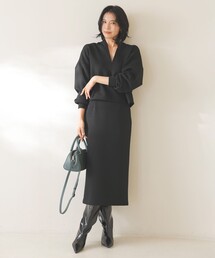 UNFILO(アンフィーロ)の【大好評により追加生産決定!】BEAUTY FORM JERSEY Iラインスカート(スカート)