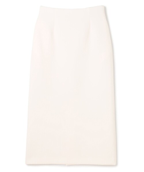 UNFILO（アンフィーロ）の「【野呂佳代さん着用/新色追加】BEAUTY FORM JERSEY Iラインスカート（スカート・レディース・アイボリー系/グレー系/ライトグレー系/ブラック系/イエロー系/ダークブラウン系/ベージュ系/ネイビー系・X-SMALL/SMALL/MEDIUM/MT/LARGE/LT）」の6枚目の写真