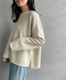 [ORCIVAL/オーシバル] ウールジャージー クルーネックプルオーバーカットソー