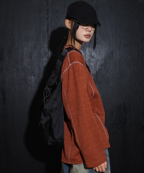 FOLLOWIN（フォロウィン）の「[UNISEX]サイクリングクロスボディバッグメッセンジャーバッグ（バックパック/リュック・レディース・グレー/ブラック/ブラウン/ネイビー・ONE SIZE）」の10枚目の写真