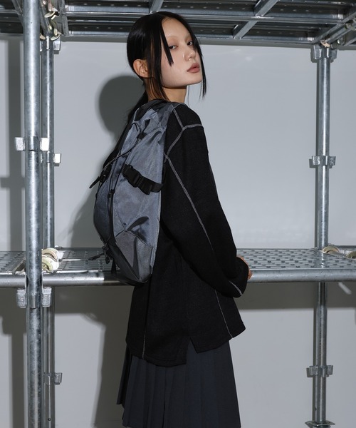 FOLLOWIN（フォロウィン）の「[UNISEX]サイクリングクロスボディバッグメッセンジャーバッグ（バックパック/リュック・レディース・グレー/ブラック/ブラウン/ネイビー・ONE SIZE）」の13枚目の写真