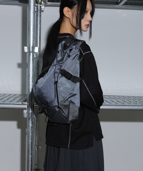 FOLLOWIN（フォロウィン）の「[UNISEX]サイクリングクロスボディバッグメッセンジャーバッグ（バックパック/リュック・レディース・グレー/ブラック/ブラウン/ネイビー・ONE SIZE）」の15枚目の写真