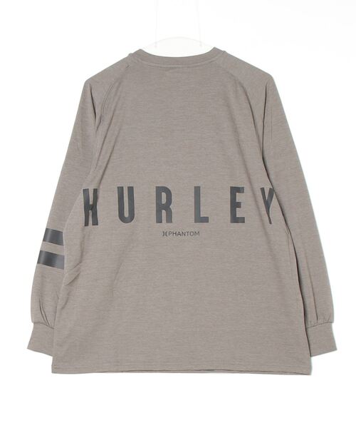 【セール】【Hurley/ハーレー】 オーバーサイズシルエットロングTシャツ ファントム UPF50+ M PHANTOM BP LS TEE（Tシャツ/カットソー）｜Hurley （ハーレー）