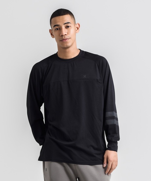 【セール】【Hurley/ハーレー】 オーバーサイズシルエットロングTシャツ ファントム UPF50+ M PHANTOM BP LS TEE（Tシャツ/カットソー）｜Hurley （ハーレー）