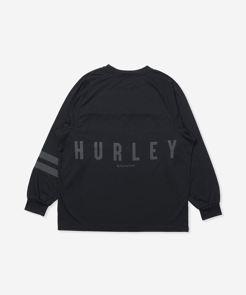 【セール】【Hurley/ハーレー】 オーバーサイズシルエットロングTシャツ ファントム UPF50+ M PHANTOM BP LS TEE（Tシャツ/カットソー）｜Hurley （ハーレー）