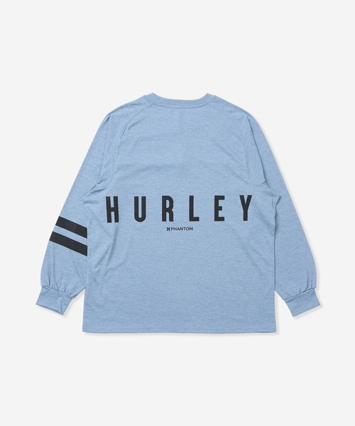 【セール】【Hurley/ハーレー】 オーバーサイズシルエットロングTシャツ ファントム UPF50+ M PHANTOM BP LS TEE（Tシャツ/カットソー）｜Hurley （ハーレー）