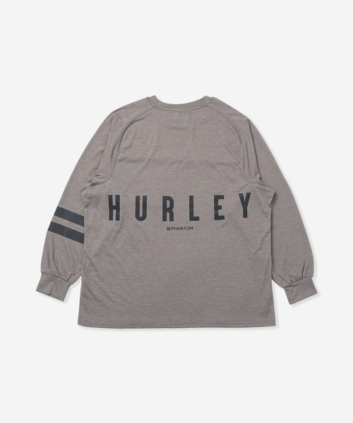 【セール】【Hurley/ハーレー】 オーバーサイズシルエットロングTシャツ ファントム UPF50+ M PHANTOM BP LS TEE（Tシャツ/カットソー）｜Hurley （ハーレー）