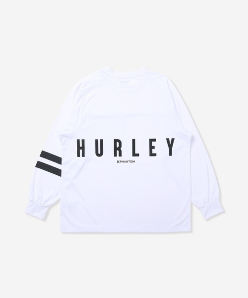 【セール】【Hurley/ハーレー】 オーバーサイズシルエットロングTシャツ ファントム UPF50+ M PHANTOM BP LS TEE（Tシャツ/カットソー）｜Hurley （ハーレー）