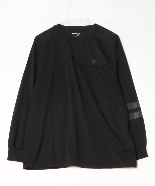 【セール】【Hurley/ハーレー】 オーバーサイズシルエットロングTシャツ ファントム UPF50+ M PHANTOM BP LS TEE（Tシャツ/カットソー）｜Hurley （ハーレー）