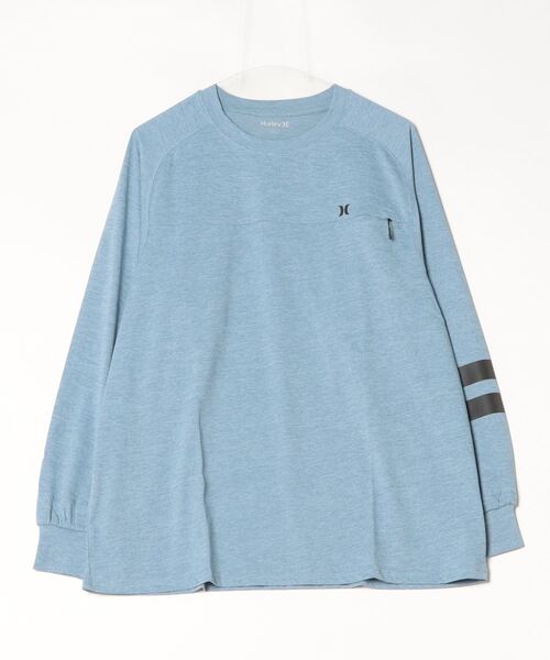 【セール】【Hurley/ハーレー】 オーバーサイズシルエットロングTシャツ ファントム UPF50+ M PHANTOM BP LS TEE（Tシャツ/カットソー）｜Hurley （ハーレー）