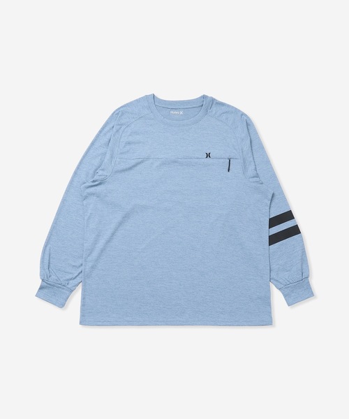 【セール】【Hurley/ハーレー】 オーバーサイズシルエットロングTシャツ ファントム UPF50+ M PHANTOM BP LS TEE（Tシャツ/カットソー）｜Hurley （ハーレー）