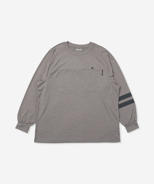 【セール】【Hurley/ハーレー】 オーバーサイズシルエットロングTシャツ ファントム UPF50+ M PHANTOM BP LS TEE（Tシャツ/カットソー）｜Hurley （ハーレー）
