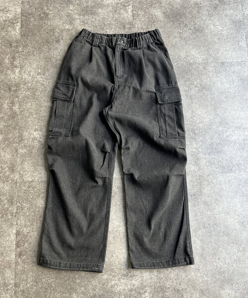 CPCM(シーピーシーエム)の「カラーデニムカーゴパンツ(デニムパンツ・メンズ・ブルー/ブラウン/ブラック・FREE)」の8枚目の写真