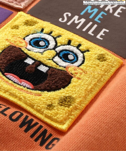 F.O.KIDS（エフオーキッズ）の「スポンジ・ボブ　トレーナー（スウェット・キッズ・グレー/ライム/キナリ/オレンジ・80/90/100/110/120/130/140/150）」の20枚目の写真