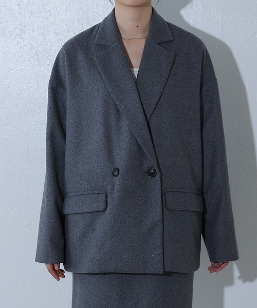 COLONY 2139（コロニートゥーワンスリーナイン）の「オーバーWテーラードジャケット（テーラードジャケット・レディース・グレー/ブラック/ベージュ・FREE）」の9枚目の写真