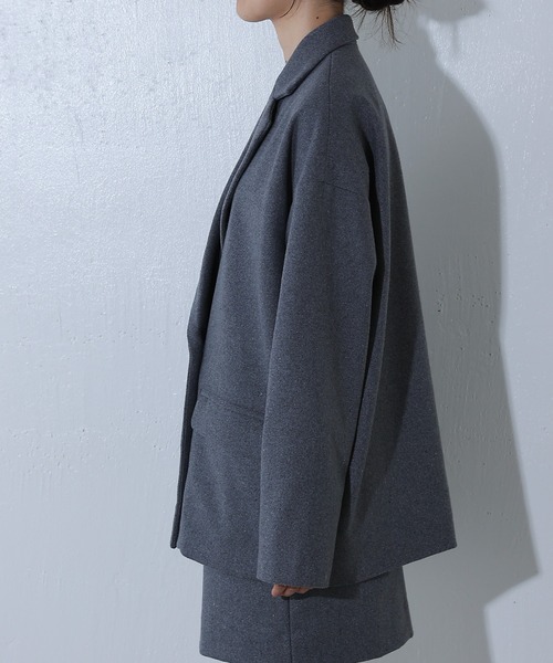 COLONY 2139（コロニートゥーワンスリーナイン）の「オーバーWテーラードジャケット（テーラードジャケット・レディース・グレー/ブラック/ベージュ・FREE）」の10枚目の写真