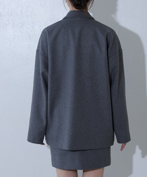 COLONY 2139（コロニートゥーワンスリーナイン）の「オーバーWテーラードジャケット（テーラードジャケット・レディース・グレー/ブラック/ベージュ・FREE）」の11枚目の写真