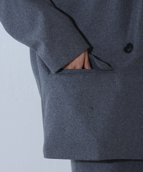 COLONY 2139（コロニートゥーワンスリーナイン）の「オーバーWテーラードジャケット（テーラードジャケット・レディース・グレー/ブラック/ベージュ・FREE）」の12枚目の写真