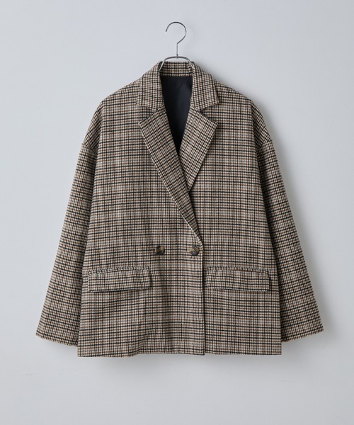 COLONY 2139（コロニートゥーワンスリーナイン）の「オーバーWテーラードジャケット（テーラードジャケット・レディース・グレー/ブラック/ベージュ・FREE）」の4枚目の写真