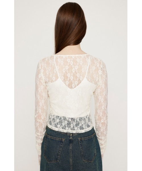 セール】BASIC CUT LACE TOPS ベーシック カット レース トップス